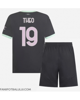 AC Milan Theo Hernandez #19 Echipament de Fotbal Replică 2024-25 Copii Treilea (+ Șorturi)